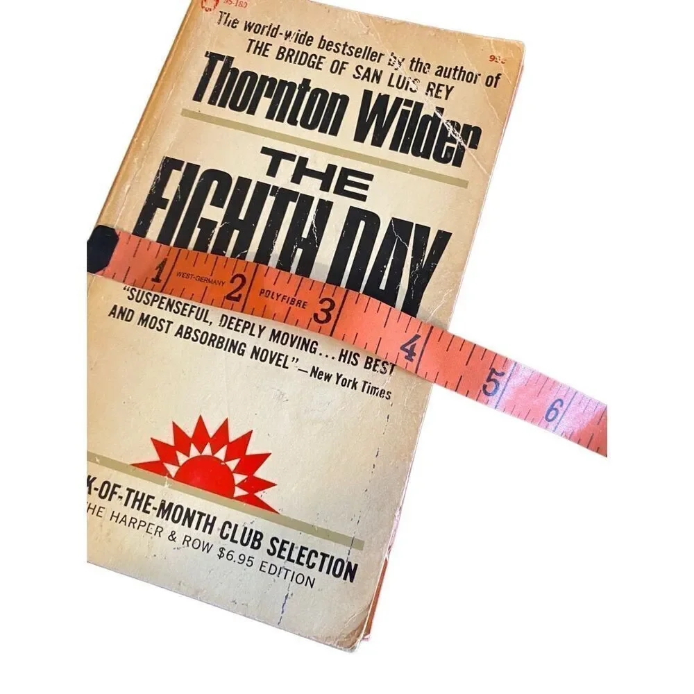 Damaged The Eighth Day by Thornton Wilder Paperback Book 1967 Novel
